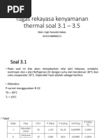 Tugas Rekayasa Kenyamanan Thermal 5 Soal - Moh. Fiqih T.H 02311440000113