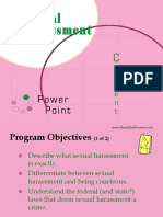 Sexual Harassment PPT Template