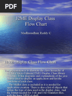 J2ME Display Class Flow Chart