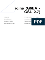 Motor G6EA - GSL 2.7L