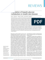 Regulation of Hepatic Glucose Metabolism in Health and Disease