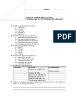 4º Evaluación Nomenclatura Química Las Sales, Peróxidos e Hidruros Octavo - 01-12-14