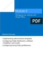 Managing User Settings With Group Policy