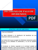 Decisiones de Pago de Dividendos