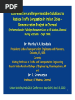 Solutions to Reduce Traffic Congestion