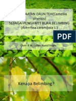Pemanfaatan Daun Teh (Camellia Sinensis)