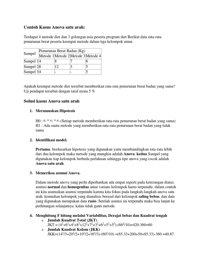 Contoh Kasus Satu Arah Dan Dua Arah Umay