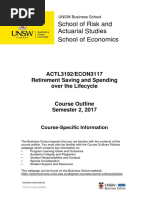 ECON3117 ACTL3192 Course Outline Part A