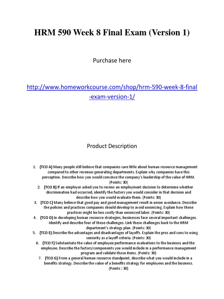 Hrm 590 week 8 final exam version 1 essay 06 picture