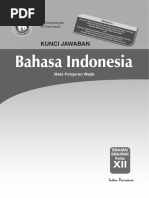 Bahasa Indonesia Kelas XII