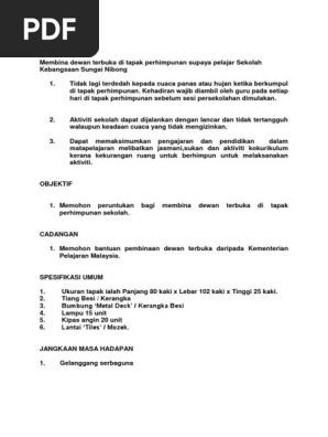 Surat Cadangan Dewan Terbuka Pdf