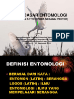 Dasar Dasar Entomologi