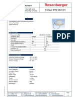 UWB Ceiling Antenna Technical Data Sheet