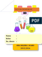 LKS Hidrokarbon: Nama: Kelas: No. Absen: Sma Negeri 1 Waru 2015/2016