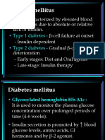 Diabetes Mellitus: Type 1 Diabetes - Type 2 Diabetes