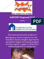 KaBOOM! Playground Build Benefits Homeless Children