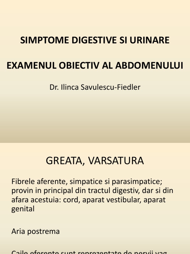 C13 Simptome Digestive Si Urinare 1 Pptx