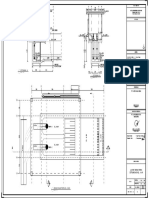 Potongan A: Layout Rumah Pompa Settling Basin El. - 0.400