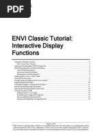 ENVI Classic Tutorial: Interactive Display Functions