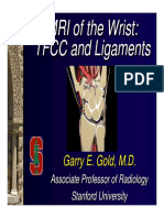 GOLD_MRI of the Wrist- TFCC and Ligaments Syllabus