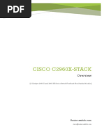 Cisco C2960X-STACK Overview