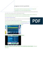 cara setting program receiver parabola