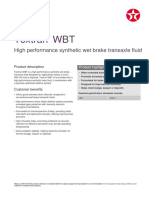 Textran WBT: High Performance Synthetic Wet Brake Transaxle Fluid