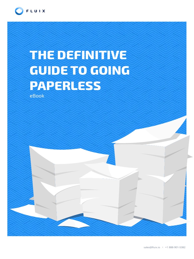 Fluix-eBook Going Paperless | PDF | Image Scanner | Portable Document ...