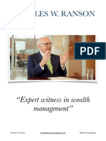 Charles W Ranson - Expert Witness in Wealth Management