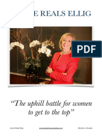 Janice Reals Ellig - The Uphill Battle For Women To Get To The Top