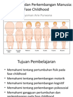 Pertumbuhan Dan Perkembangan Manusia Fase Childhood