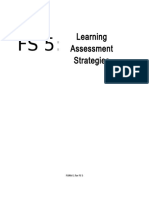 Learning Assessment Strategies: FORM 1 For FS 5