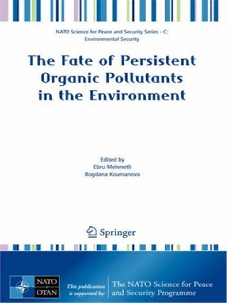 The Fate Of Persistent Organic Pollutants In The Environment - 
