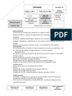 Informe de Mantenimiento de Sistemas Habitacionales