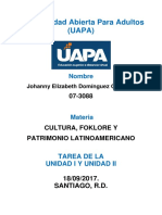 TAREA I Y II CULTURA, FOKLORE Y PATRIMONIO LATINOAMERICANO.docx