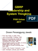 GBRP Leadership and System Thingking 2017