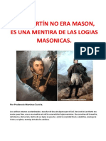 San Martín No Era Mason - Es Una Mentira de Las Logias Masonicas