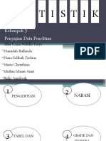 Kelompok 3 Penyajian Data Penelitian