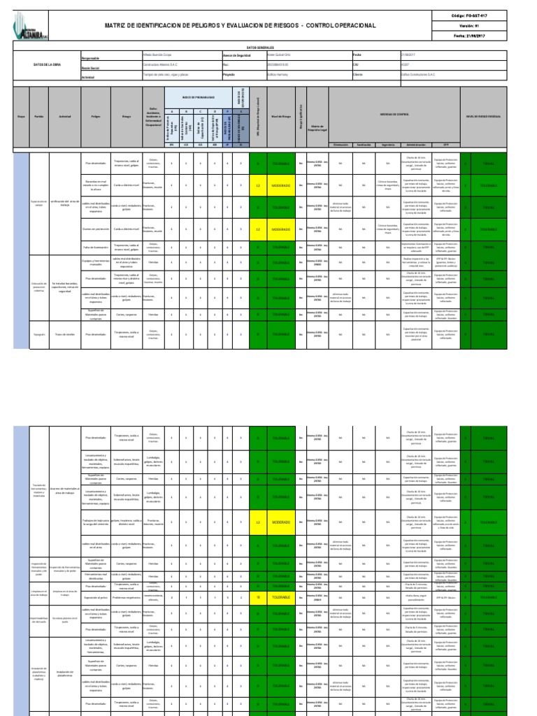 Iper Matriz | PDF | Bienestar | Medicina