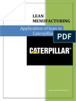 Application of Lean in Caterpillar Inc