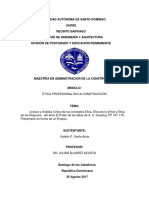 Realizar Una Lectura y Analisis Critico de Los Conceptos Etica Etica de La Virtud y Etica de Los Negocios Del Texto El Poder de Las Ideas de A C