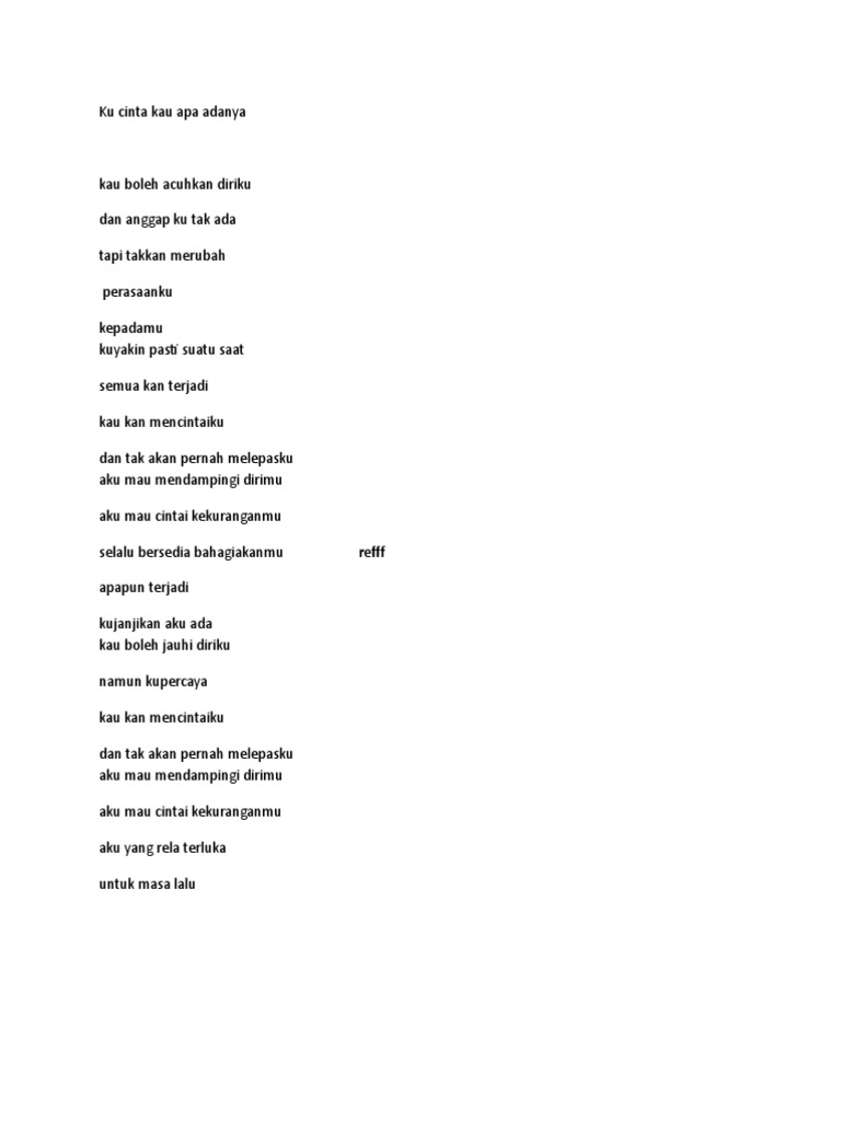 Lirik Lagu Pdf