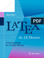Dilip Datta (Auth.) - LaTeX in 24 Hours - A Practical Guide For Scientific Writing-Springer International Publishing (2017)