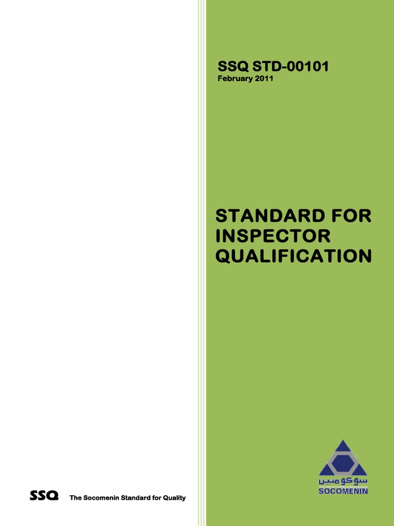 Qualification Levels of Inspector Standards3 | PDF | Audit ...