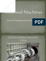 Used in Underground Construction