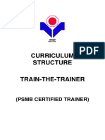 PSMB Certified Trainer Curriculum Structure