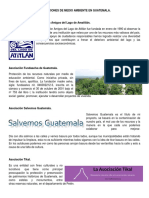 Instituciones de Medio Ambiente en Guatemala