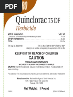 Quinclorac 75 DF Label