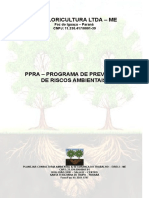 Modelo de PPRA - Floricultura
