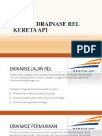 Sistem Drainase Rel Kereta API